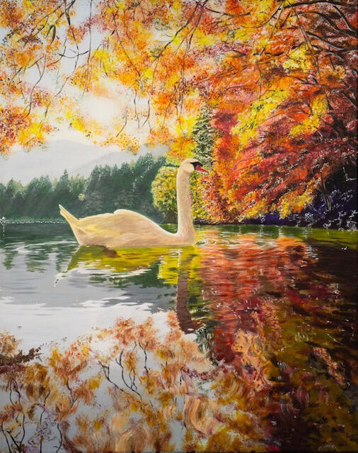 Autumn Lake PRINT £105